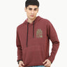 Men's Maroon Hoodie - FMTH22-044