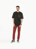 Men's Black Crew Neck Classic Tee - FMTCL22-001