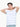 Men's White Blue Printed Tee - FMTPT23-001