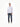 Men's White Blue Casual Shirt - FMTS22-31569