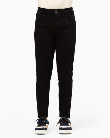 Men's Black Denim Pant - FMBP23-021