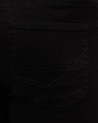 Men's Black Denim Pant - FMBP23-021