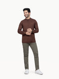 Men's Brown Casual Shirt - FMTS22-31576