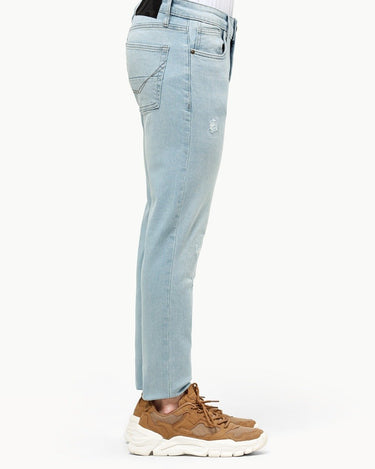 Men's Powder Blue Denim Pant - FMBP23-017