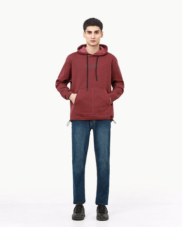 Men's Maroon Hoodie - FMTH22-027