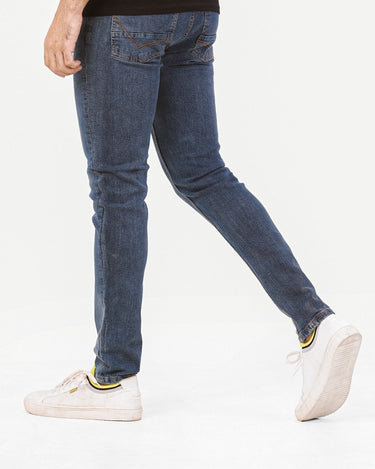 Men's Washed Blue Denim Pant - FMBP22-047