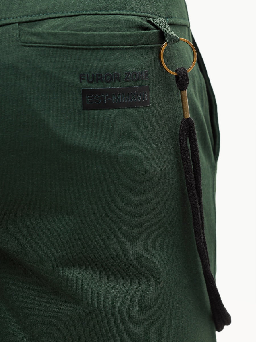 Men's Dark Green Shorts - FMBSK23-003