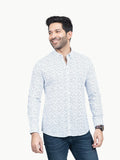 Men's White Casual Shirt - FMTS22-31548