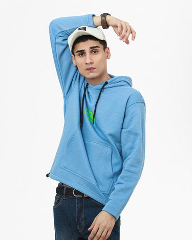 Men's Sky Blue Hoodie - FMTH22-057