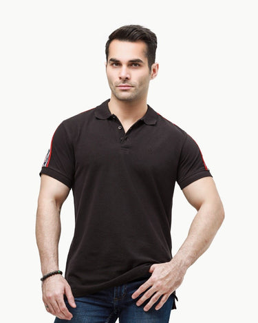 Men's Black Polo Shirt - FMTCP23-067