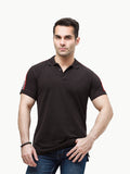 Men's Black Polo Shirt - FMTCP23-067