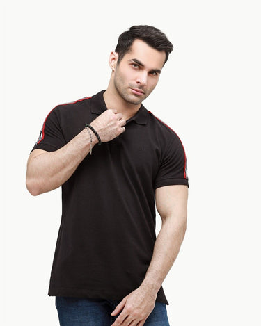 Men's Black Polo Shirt - FMTCP23-067