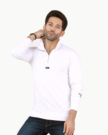 Men's White Sweatshirt - FMTSS22-010