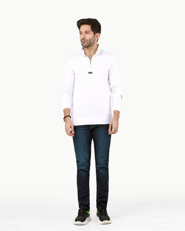 Men's White Sweatshirt - FMTSS22-010