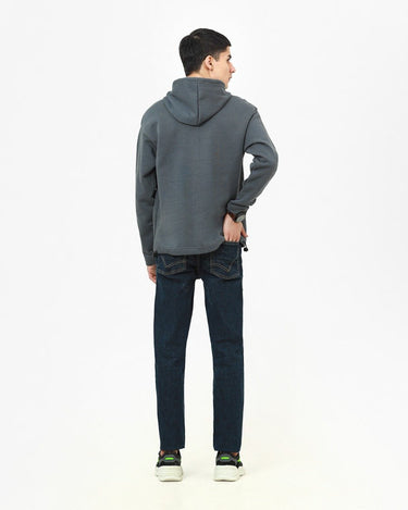 Men's Grey Hoodie - FMTH22-043