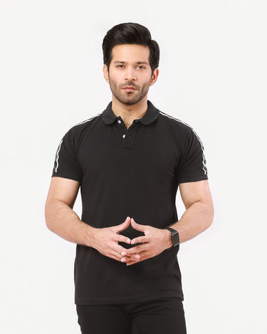 Men's Black Polo Shirt - FMTCP22-025