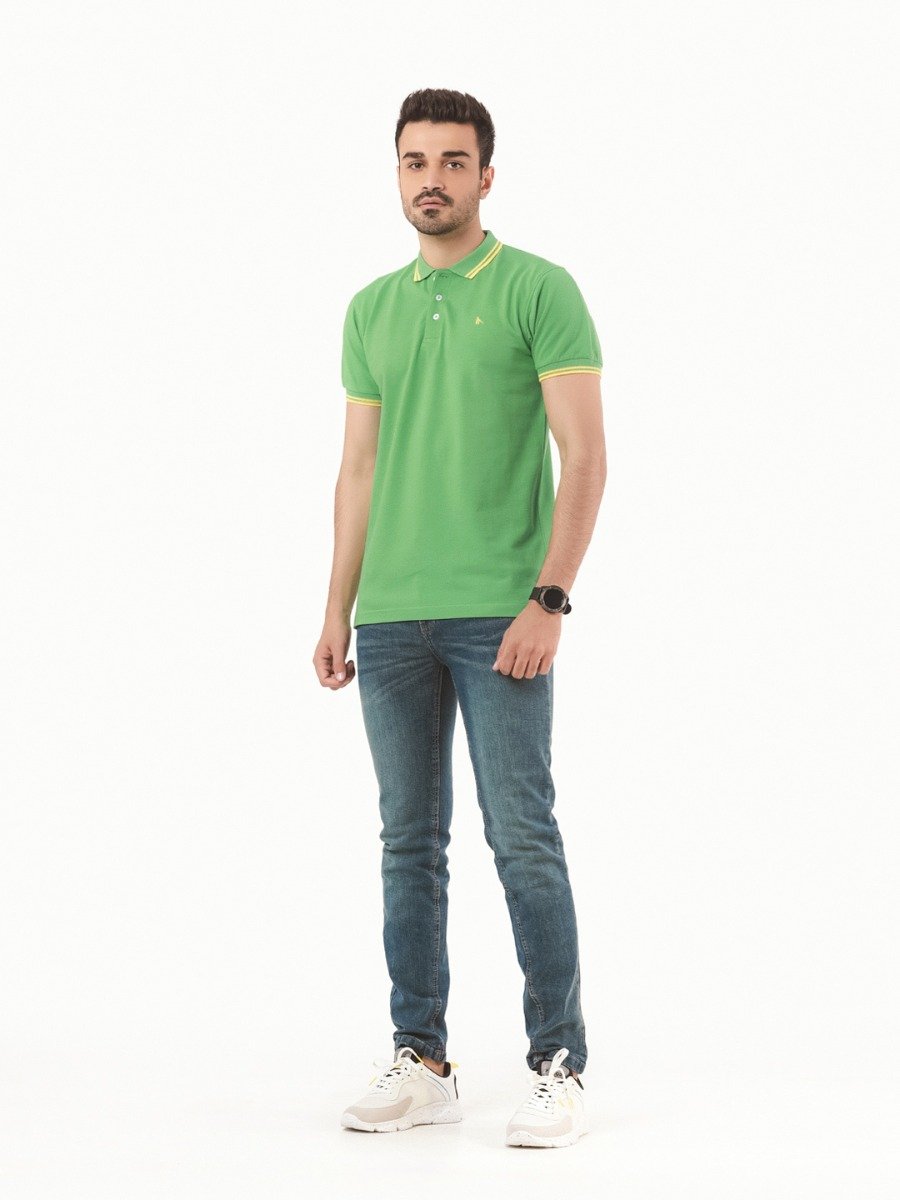 Men's Green Polo Shirt - FMTCP22-001