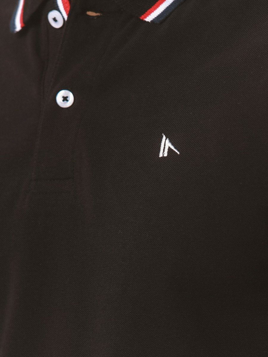 Men's Black Polo Shirt - FMTCP22-005