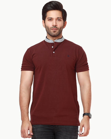 Men's Brown Polo Shirt - FMTCP22-022