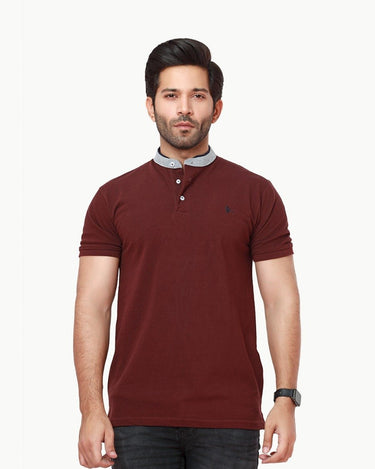 Men's Brown Polo Shirt - FMTCP22-022