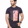 Men's Navy Crew Neck Classic Tee - FMTCT22-003