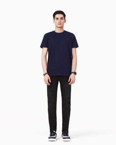 Men's Navy Basic Tee - FMTBT23-004