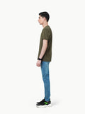 Men's Army Green Basic Tee - FMTBT23-012