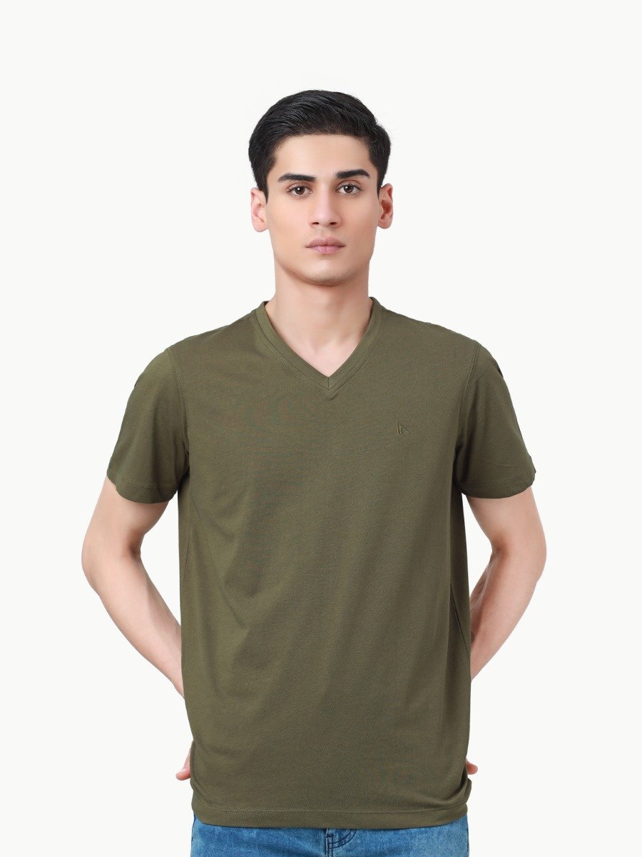 Buy Basic Tees - Men's Solid T-Shirts Collection: Online | FUROR