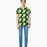 Men's Green & Black Casual Shirt - FMTS22-31701