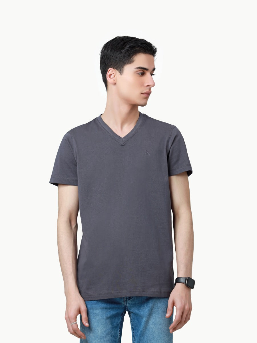 Buy Basic Tees - Men's Solid T-Shirts Collection: Online | FUROR ...