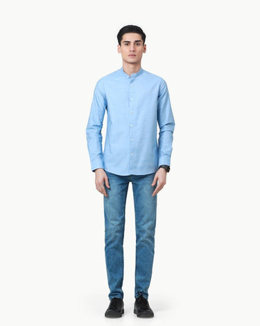 Men's Light Blue Casual Shirt - FMTS22-31764