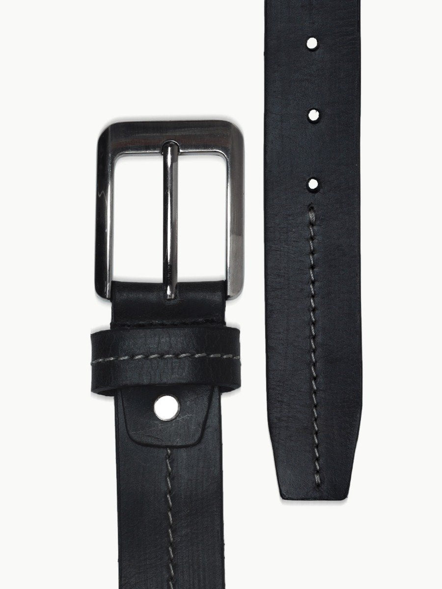 Black Leather Belt - FALB23-001