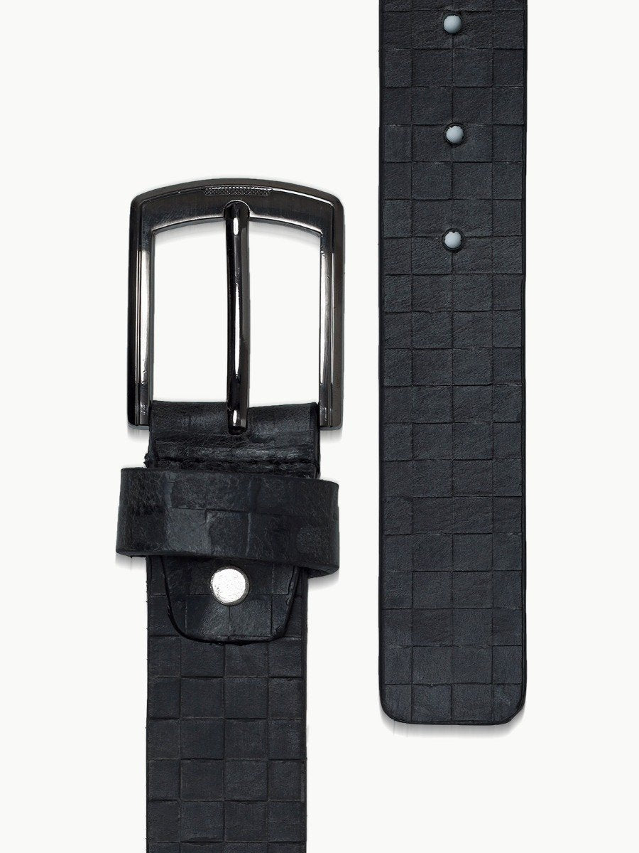 Black Leather Belt - FALB23-002