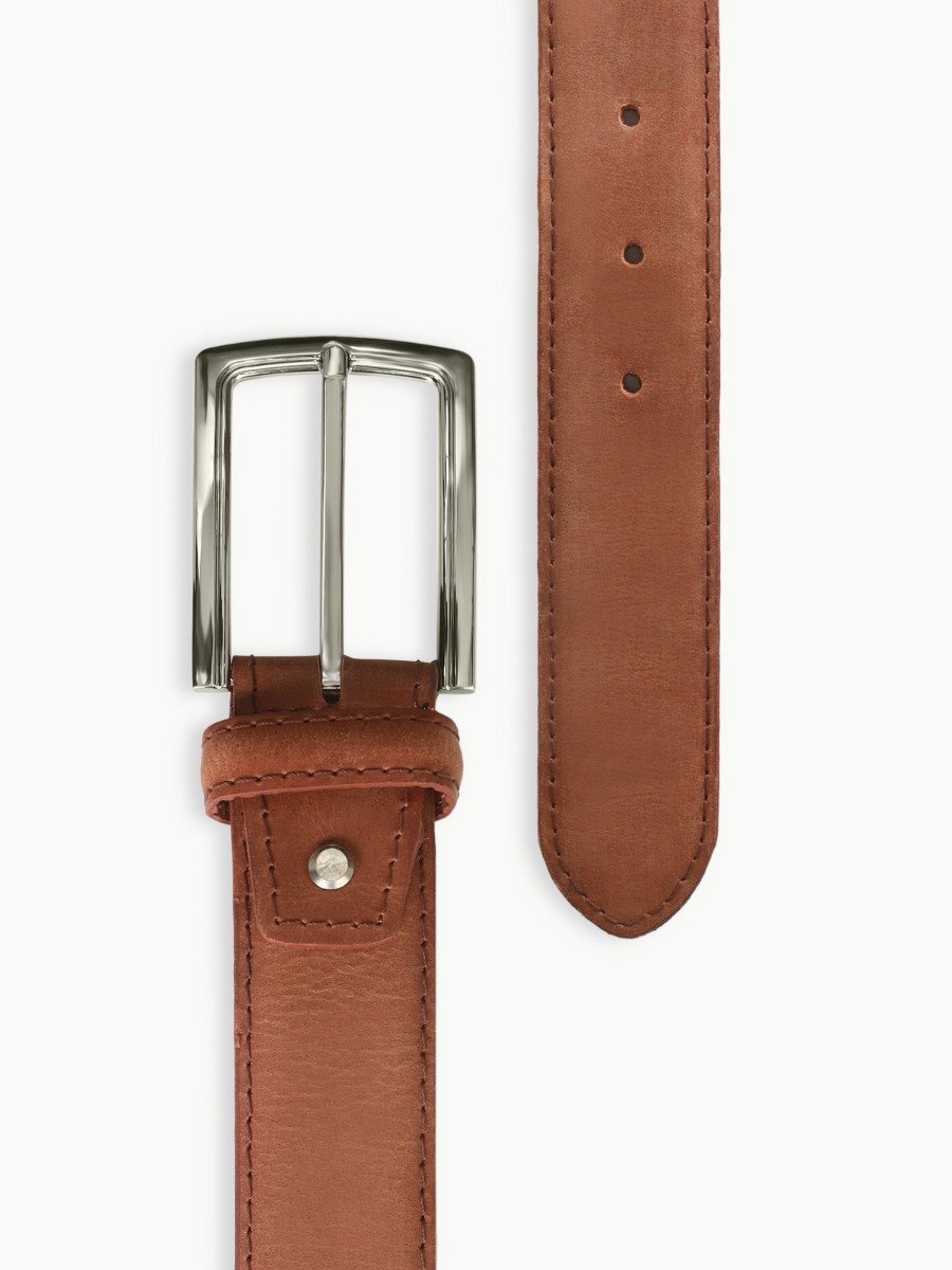 Buy FUROR Dull Brown Leather Belt online - FALB22-002 – Furor