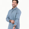 Men's Dirty Blue Casual Shirt - FMTS22-31661