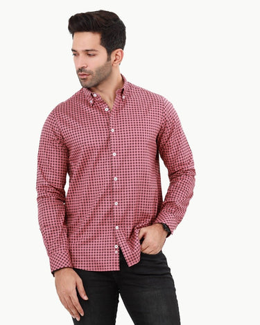 Men's Rust Casual Shirt - FMTS22-31664