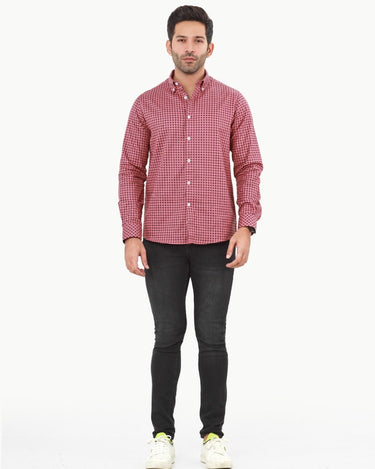 Men's Rust Casual Shirt - FMTS22-31664