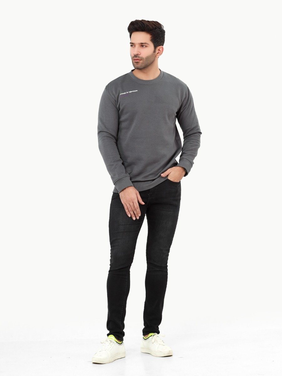Men's Grey Sweatshirt - FMTSS22-007