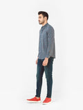 Men's Red & Blue Casual Shirt - FMTS22-31621