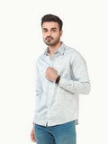 Men's White Casual Shirt - FMTS22-31635