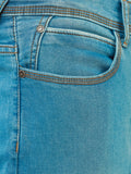 Men's Light Blue Knitted Jeans - FMBP22-023