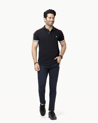 Men's Black Polo Shirt - FMTCP22-024