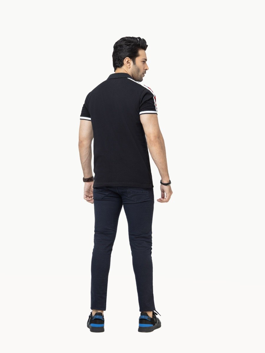 Men's Black Polo Shirt - FMTCP22-024