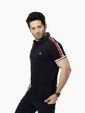 Men's Black Polo Shirt - FMTCP22-024