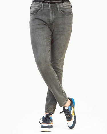 Men's Grey Knitted Jeans - FMBP22-020