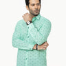 Men's Light Green Casual Shirt - FMTS22-31555