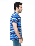 Men's Royal Blue Casual Shirt - FMTS22-31596