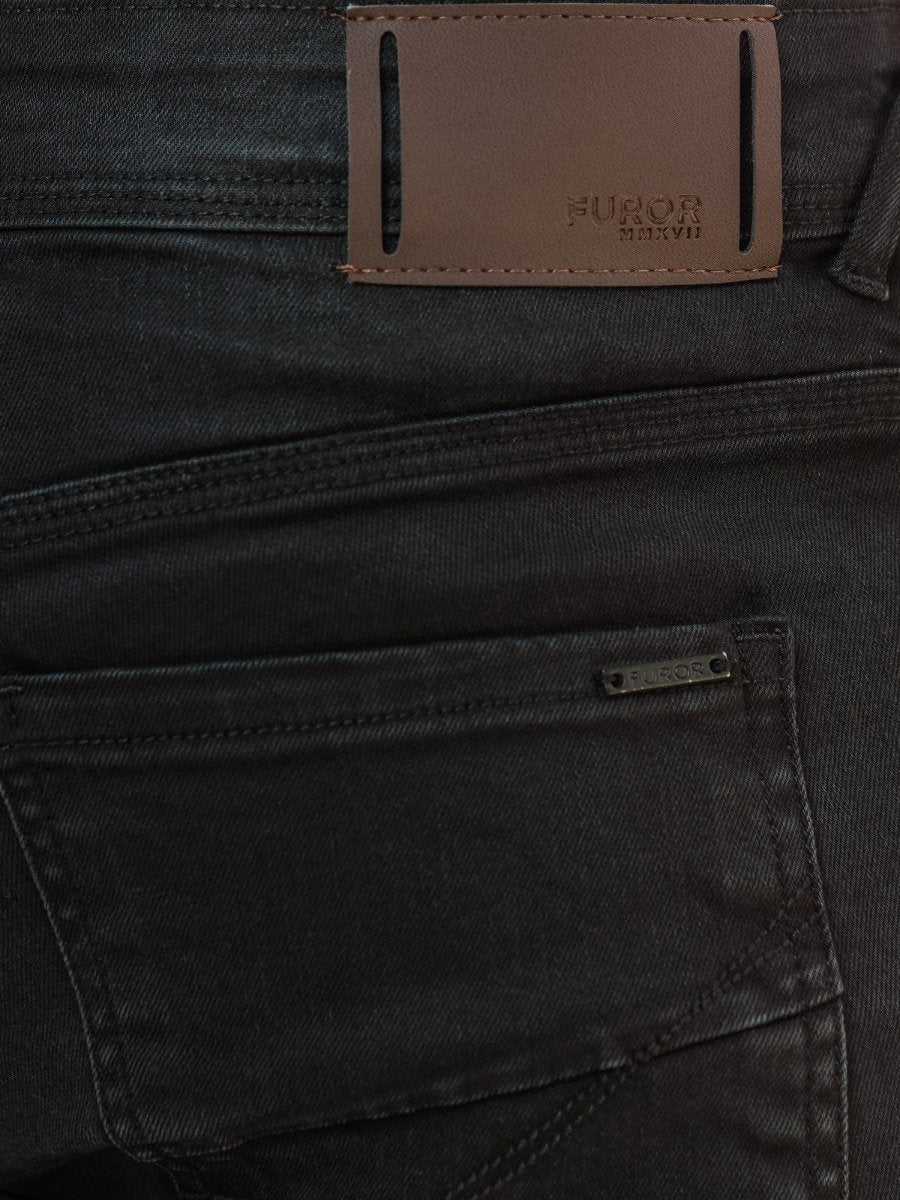 Men's Dark Grey Denim Jeans - FMBP22-001
