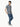 Men's Navy Blue Multi Casual Shirt - FMTS22-31595