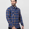 Men's Blue Casual Shirt - FMTS21-31520